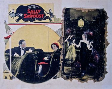 W.C. Fields, Carol Dempster, and Alfred Lunt in Sally of the Sawdust (1925)