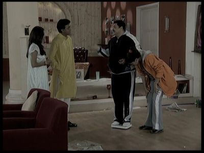 Ratna Pathak Shah, Satish Shah, Sumeet Raghavan, and Rupali Ganguly in Sarabhai V/S Sarabhai (2004)