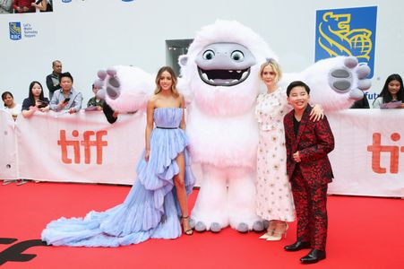 Sarah Paulson, Chloe Bennet, and Albert Tsai at an event for Abominable (2019)