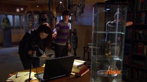 Jade Ramsey and Brad Kavanagh in House of Anubis (2011)