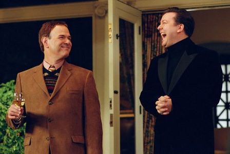 Ricky Gervais and Larry Miller in For Your Consideration (2006)