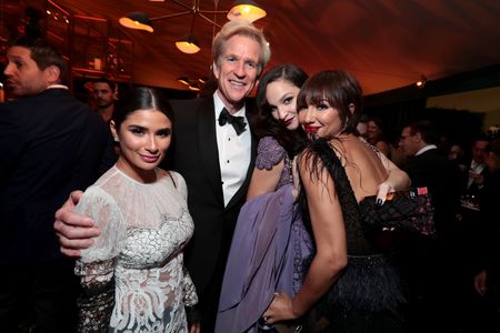 Matthew Modine, Jackie Cruz, Diane Guerrero, and Ruby Modine at an event for The 69th Primetime Emmy Awards (2017)