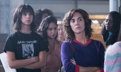 Alison Brie and Britt Baron in GLOW (2017)