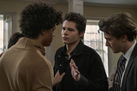 Toby Wallace, Jacques Colimon, and Alex Fitzalan in The Society (2019)