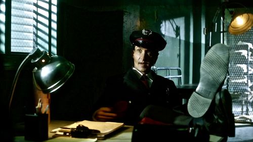 Faron Salisbury in Gotham season 4, episode 15, A Dark Knight: The Sinking Ship the Grand Applause, on FOX