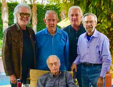 Danny Hutton, Bill Cooper, Jeffrey Sherman, Joel Cohen. Seated: Richie Podolor