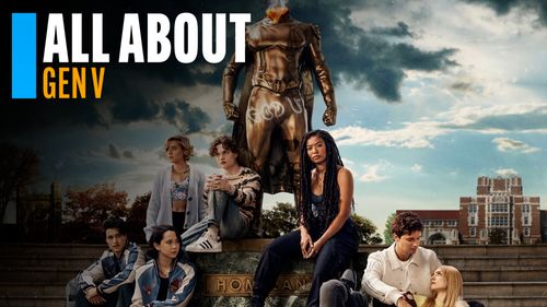 Asa Germann, Derek Luh, Jaz Sinclair, Lizze Broadway, London Thor, and Maddie Phillips in All About: All About Gen V (20