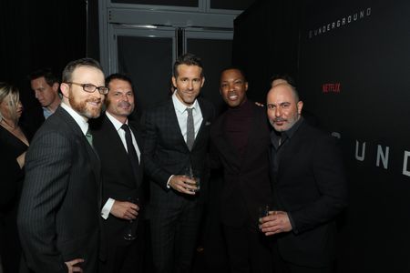 Matt Cohan, Michael Kase, Ryan Reynolds, Corey Hawkins, Lior Raz - 6 UnderGround Premiere NYC