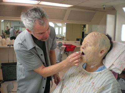Stef Nico on Grey's Anatomy as George O'Malley - Make up by Thom Floutz.