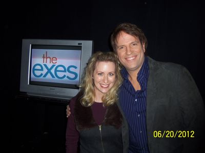 Dean and Starr Cudworth at the live taping of The Exes