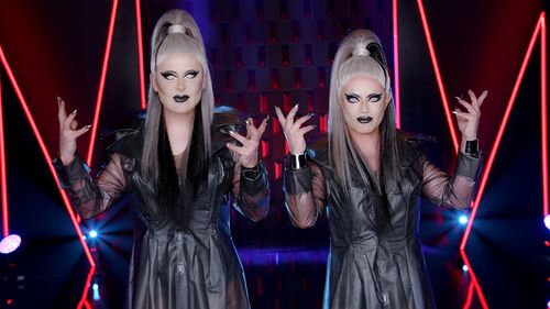 Swanthula Boulet and Dracmorda Boulet in The Boulet Brothers' Dragula: Humungous Horrors (2023)