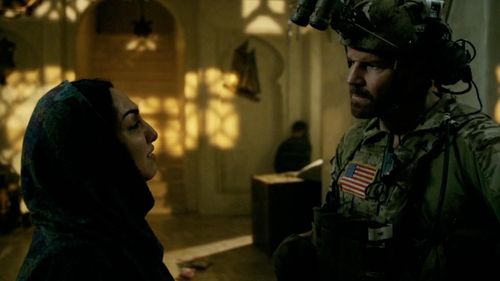 Still of Samira Izadi and David Boreanaz in SEAL Team and Pattern of Life