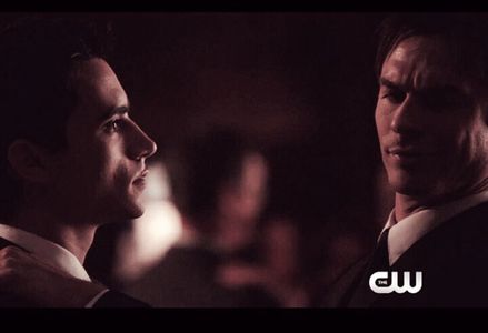 Marco James and Ian Somerhalder in The Vampire Diaries
