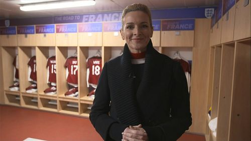 Gabby Logan in Women's International Football: World Cup 2019 Warm Up: England vs. Spain (2019)