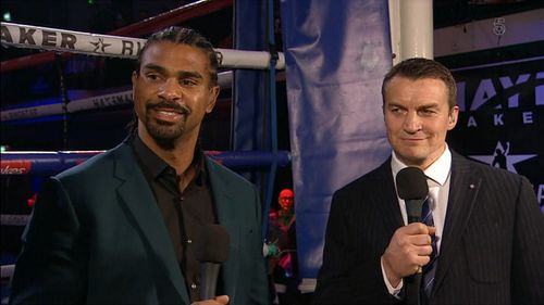 David Haye and Richie Woodhall in Boxing on 5 (2011)