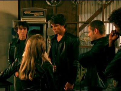 Ari Boyland, Rose McIver, Milo Cawthorne, Dan Ewing, and Eka Darville in Power Rangers R.P.M. (2009)