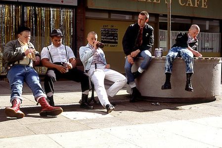 Joe Gilgun, Kieran Hardcastle, Andrew Shim, Jack O'Connell, and Andrew Ellis in This Is England (2006)