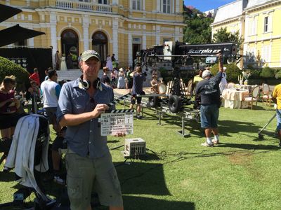 on the set of Netflix, Lilyhammer in Rio