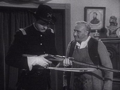 Joel Ashley and Gabriel Curtiz in Annie Oakley (1954)