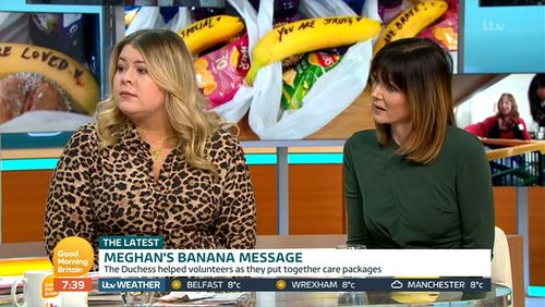 Annabel Giles and Rebecca Reid in Good Morning Britain (2014)