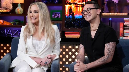 Christian Siriano and Shannon Storms Beador in Watch What Happens Live with Andy Cohen: Shannon Storms Beador & Christia
