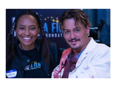 Tamika Lamison, Founder of Make A Film Foundation with Johnny Depp