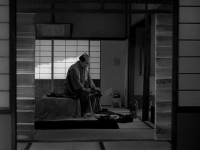 Eitarô Shindô in A Story from Chikamatsu (1954)