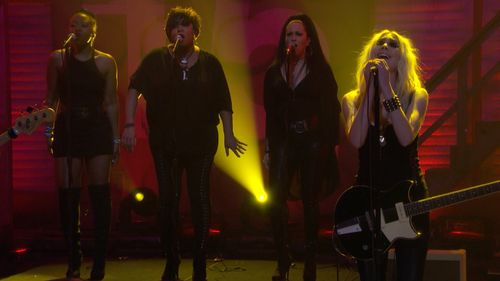 Taylor Momsen and The Pretty Reckless in Conan (2010)