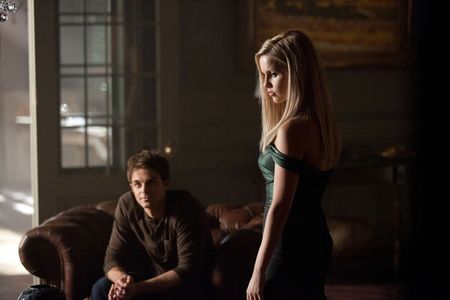 Nathaniel Buzolic and Claire Holt in The Vampire Diaries (2009)