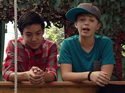 Jacob Hopkins and James Sklena in About a Boy (2014)