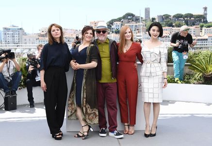 Pedro Almodóvar, Maren Ade, Agnès Jaoui, Bingbing Fan, and Jessica Chastain