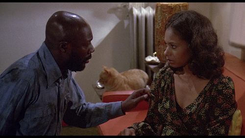 Isaac Hayes and Annazette Chase in Truck Turner (1974)