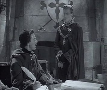 Edward Mulhare and Victor Woolf in The Adventures of Robin Hood (1955)
