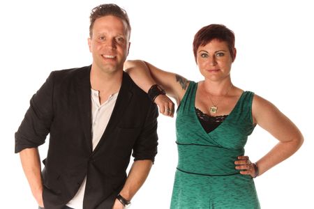 SiriusXM hosts Ward Anderson and Allison Dore. 