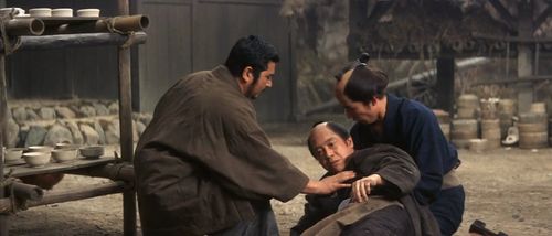 Takao Itô, Shintarô Katsu, and Tatsuo Matsumura in Zatoichi Challenged (1967)
