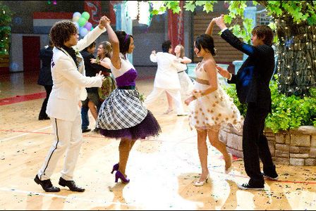 Corbin Bleu, Monique Coleman, Vanessa Hudgens, and Zac Efron in High School Musical 3: Senior Year (2008)
