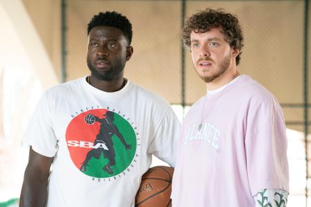 Sinqua Walls and Jack Harlow in White Men Can't Jump (2023)