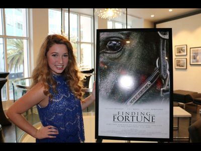 Tori at premiere of FINDING FORTUNE 2016