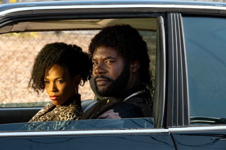 Amin Joseph and Angela Lewis in Snowfall: Lions (2022)