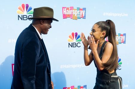 Kenny Leon and Ariana Grande at an event for Hairspray Live! (2016)