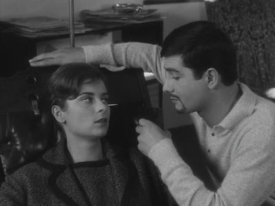 Jean-Claude Brialy and Juliette Mayniel in The Cousins (1959)