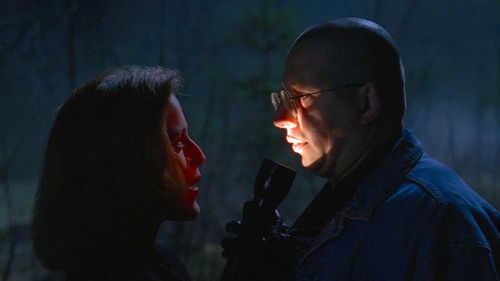 Gillian Anderson and Allan Zinyk in The X-Files (1993)