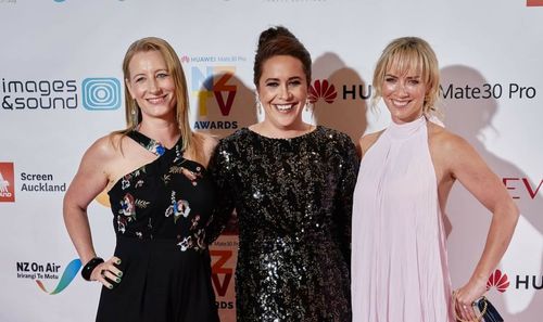 Lucy Wigmore attends NZ Television Awards in 2019