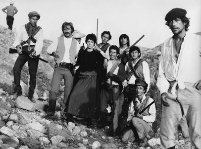 Iris Berben, Tomas Milian, and Franco Nero in Compañeros (1970)