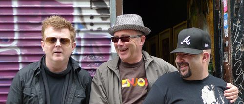 Writer/Director Trevor Miller with legendary Title Designer Richard Morrison and Producer Sean McLusky
