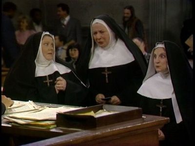 Cathy Cahn, Marji Martin, and Sandy Martin in Night Court (1984)