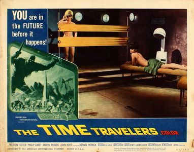 Merry Anders and Delores Wells in The Time Travelers (1964)