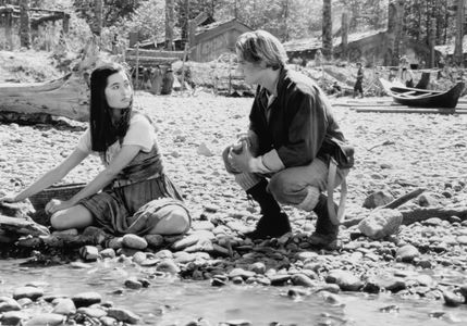 Scott Bairstow and Charmaine Craig in White Fang 2: Myth of the White Wolf (1994)