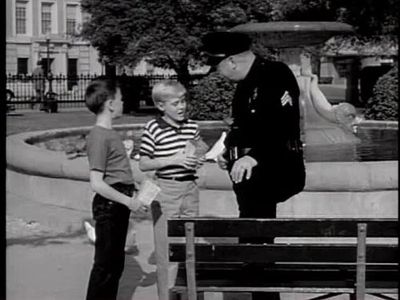 Billy Booth, George Cisar, and Jay North in Dennis the Menace (1959)