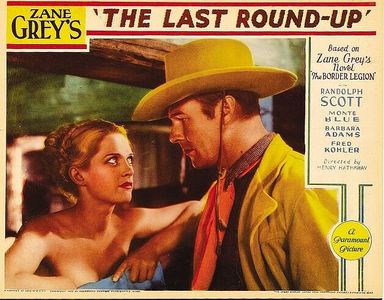 Randolph Scott and Barbara Fritchie in The Last Round-Up (1934)
